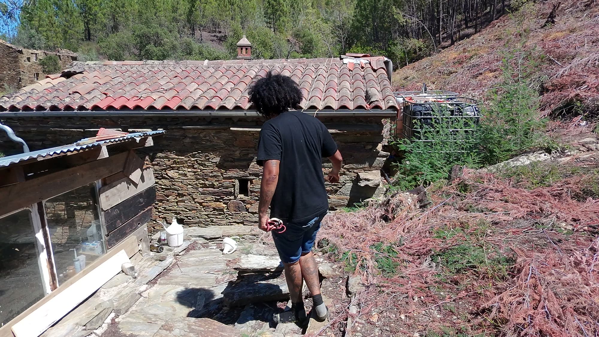 Casas antigas de xisto
